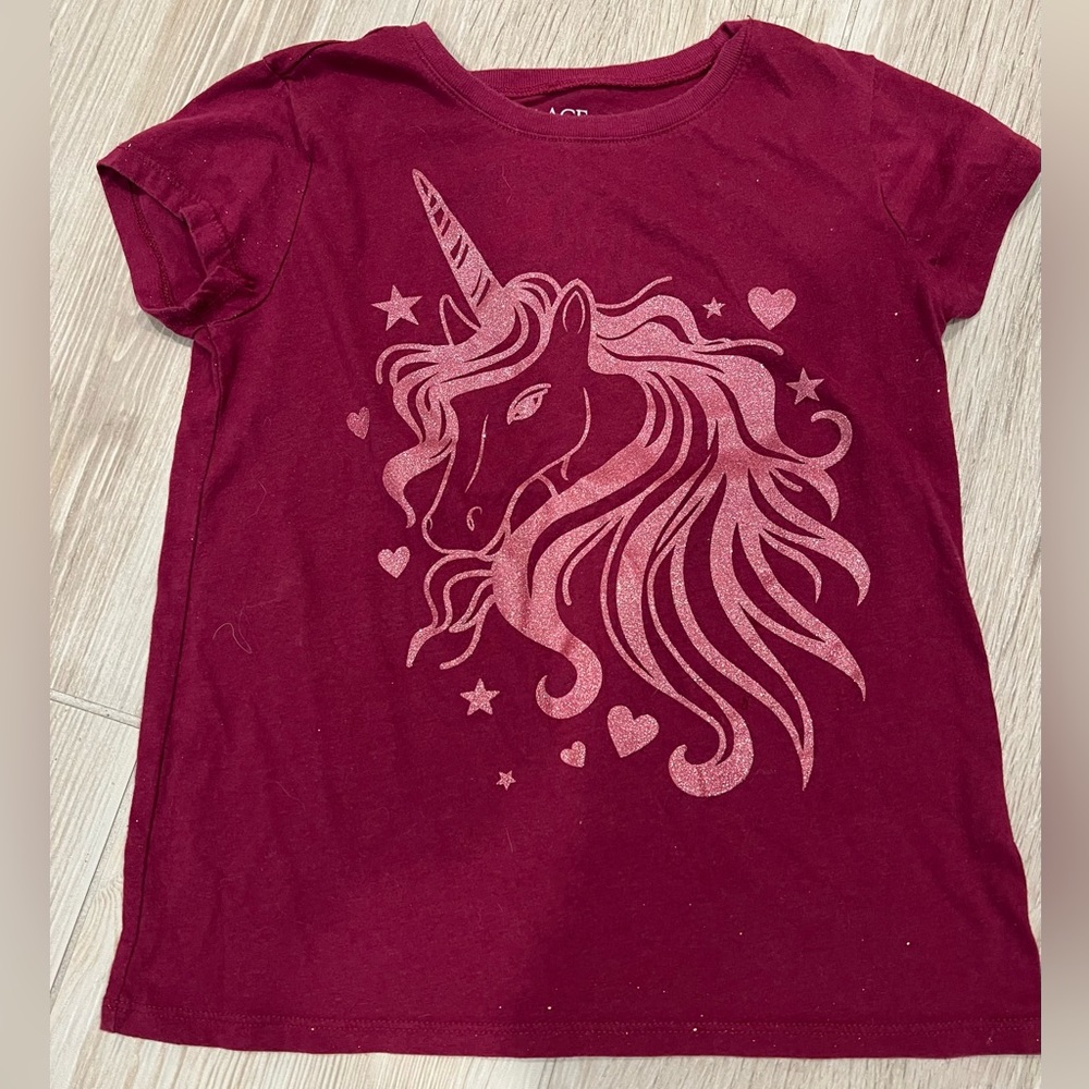 Children’s Place girls unicorn top